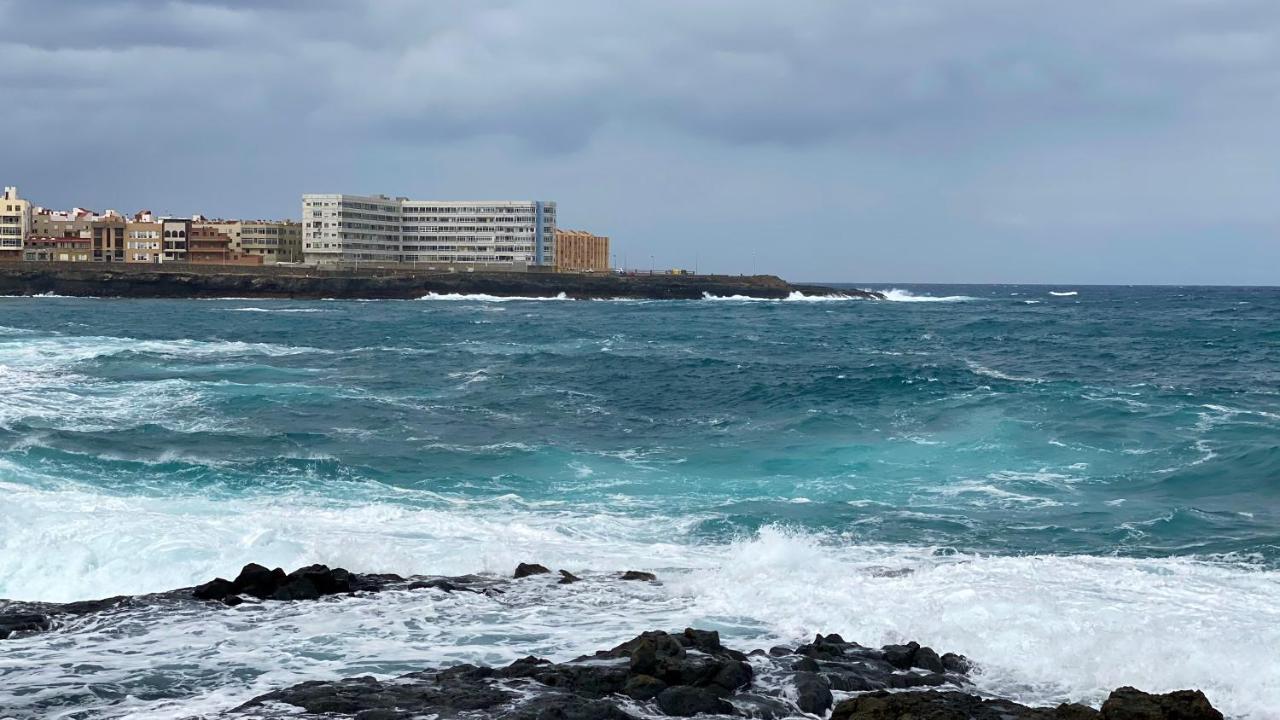 Hermoso Edificio Frente Al Mar Con Gran Terraza Y Hermosas Vistas Las Palmas de Gran Canaria Exteriér fotografie